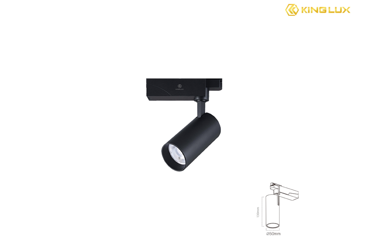 Đèn ray có thiết kế hiện đại, lắp đặt linh hoạt, phù hợp để tạo điểm nhấn trong nhà hàng