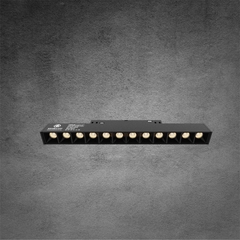 Đèn ray nam châm chiếu rọi - Venus 12W- vỏ đen - Copy