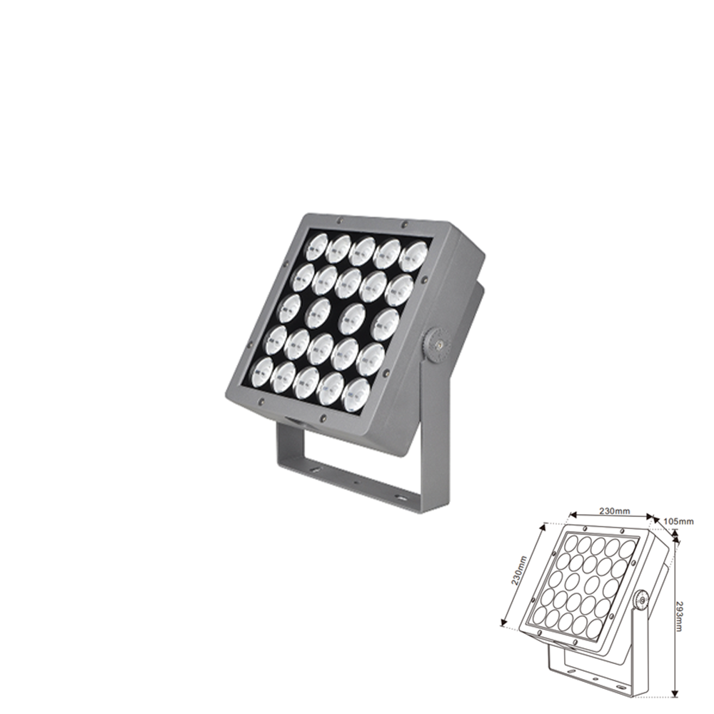 Đèn LED chiếu cột công suất cao 36 bóng 3000K