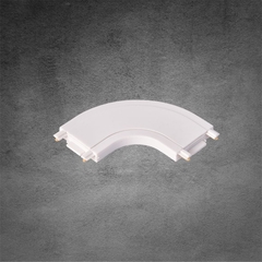khớp nối góc cung tròn trắng