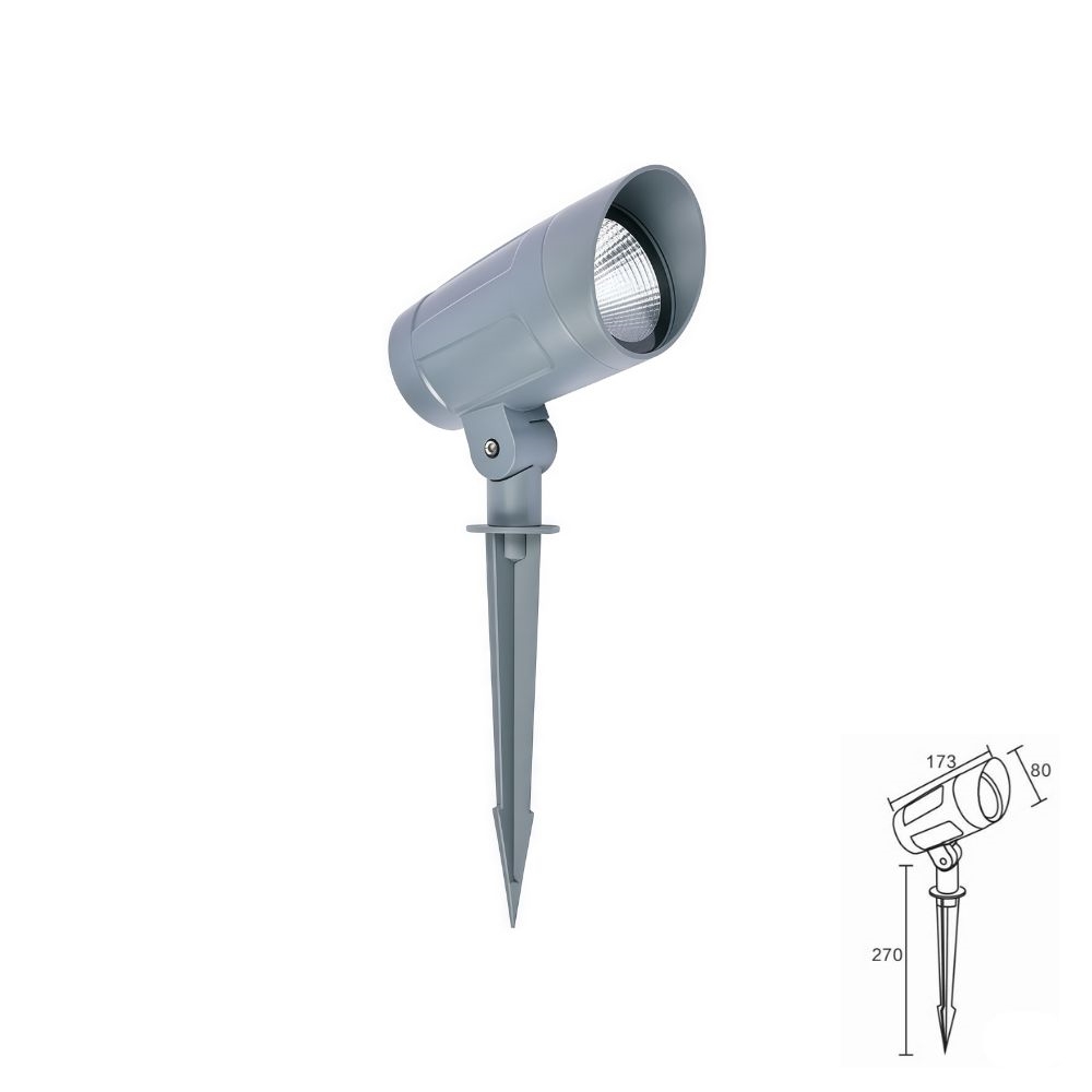 Đèn chiếu cây chụp tròn, góc chiếu 24°, CCT 3000K