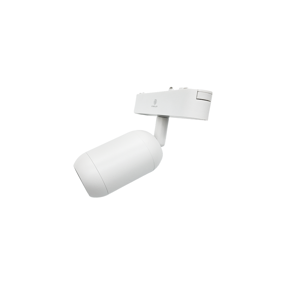 Đèn chiếu rọi bầu dục gắn ray nam châm siêu mỏng, 6W, vỏ trắng