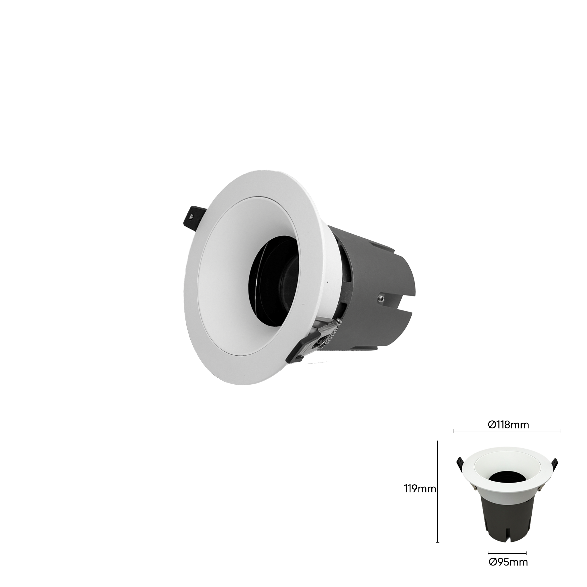 Đèn Spotlight âm trần SP-SC3-15W, Điều khiển 3 màu