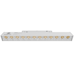 Đèn chiếu rọi gắn ray nam châm cao cấp Kinglux-12W, vỏ trắng