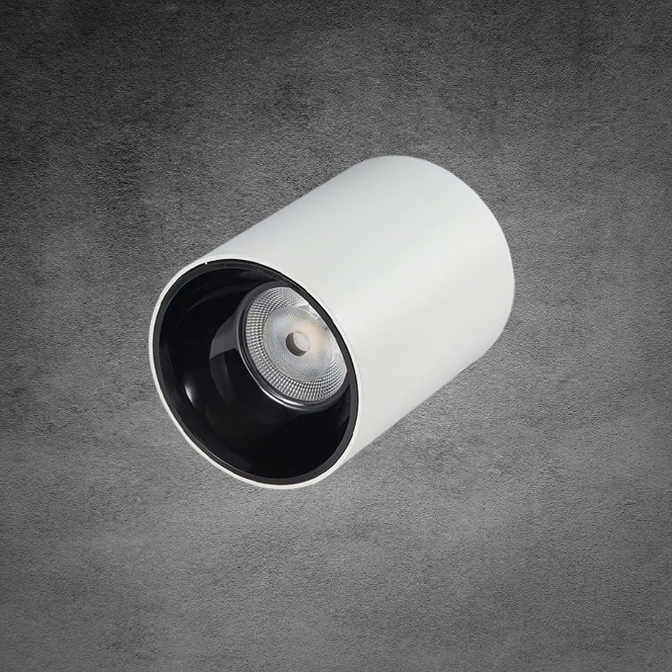 Uranus - Bơ chiếu rọi 10W, vỏ trắng, vỏ đen