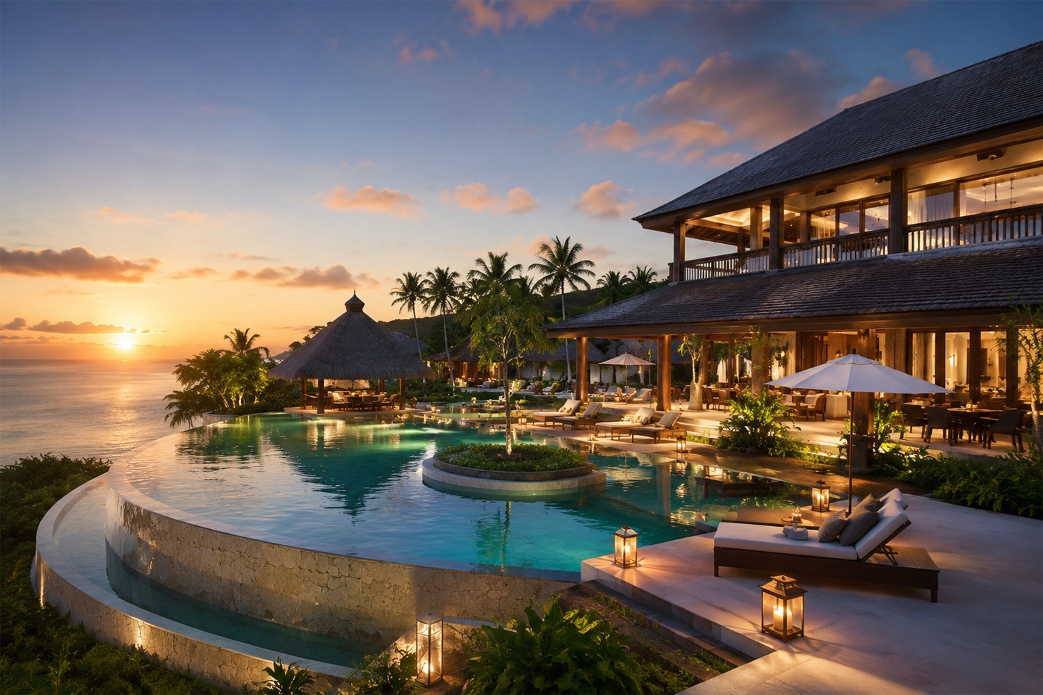 Giải pháp chiếu sáng resort đẹp, hiệu quả cho khu nghỉ dưỡng cao cấp
