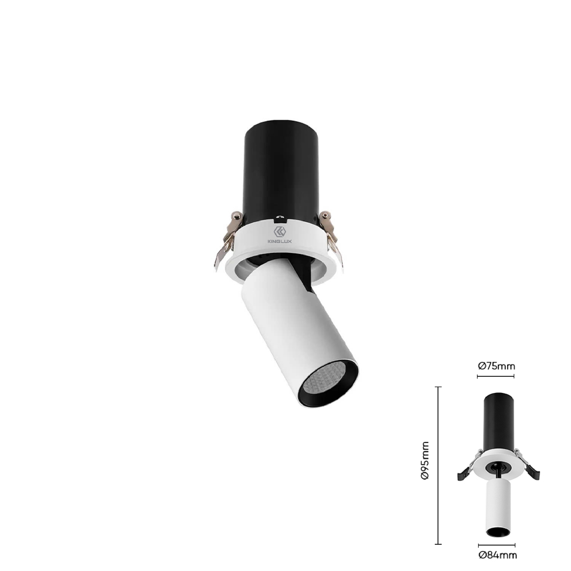 Spotlight 360°, SPTT-10-T84 vỏ trắng, công suất 10W