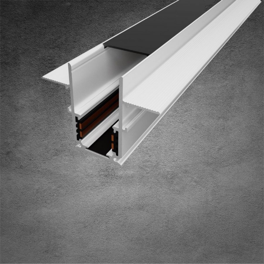 Ray nam châm âm trần 22mm, màu trắng