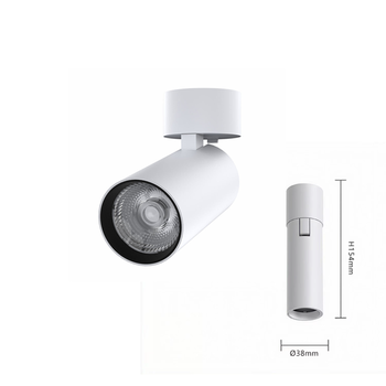 Đèn bơ chiếu rọi 8W, xoay 360° - 3000K