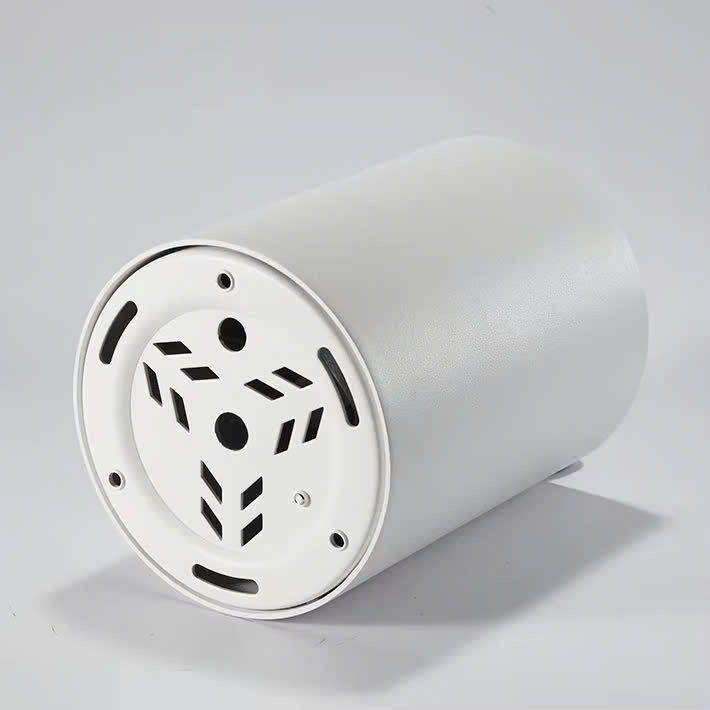 Đèn bơ chiếu rọi 10W, vỏ trắng, ánh sáng đơn sắc
