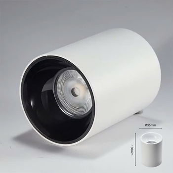 Đèn bơ chiếu rọi 15W, vỏ trắng, ánh sáng đơn sắc - 6000K