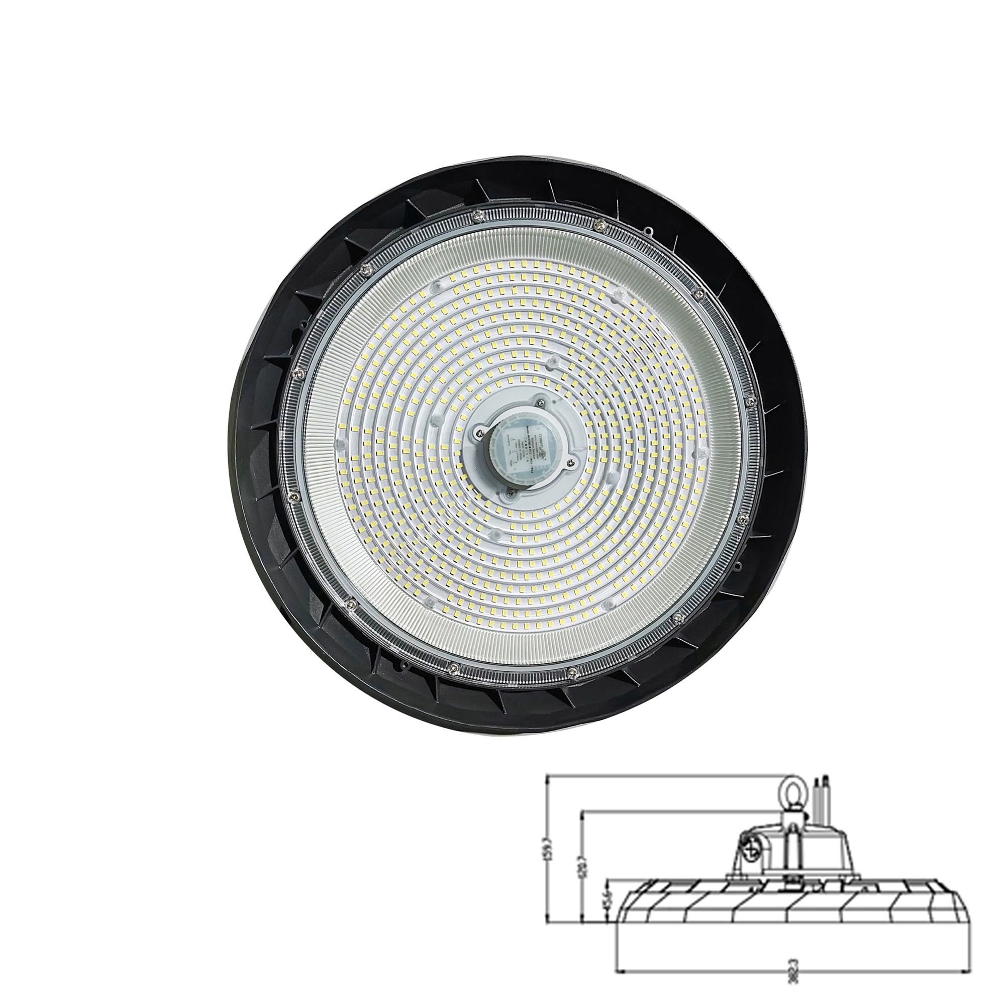 Đèn UFO 100W, Cảm biến Vi Sóng